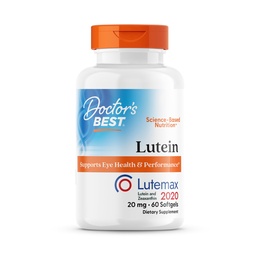 Arstid Parim Luteiin, Toetab Silmade Tervist Ja Tulemuslikkust, Mitte-GMO, Gluteenivaba, 20 mg, 60 Softgels