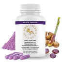 Addictive Wellness Black Ingveri kapslid 450mg, Kaempferia Parviflora lisand energia, ainevahetuse, vastupidavuse ja jõudluse toetamiseks, Tai Black Ginger meestele, Vegan & Paleo, 100 Count
