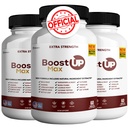 Boost Up Max Meeste tervise täiendus - kaltsiumi, tsingi ja kaubandusliku segu Vitality & tugevus, 180 kapslit (3 pakendit)