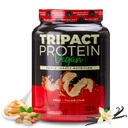 Nutroloogia TRIPACT Veganvalgu pulber - Orgaaniline hernes, riis ja kõrvitsavalk, BCAA-d ja glutamiini taimse toidu asendajad lihaste taastamiseks ja immuunsuseks, maapähklivõi ja Vanilla, 20 serveerimist