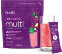 Root'd Prenatal Multivitamin Powder - 25 Vitamins & Minerals with 3x Electrolytes, Folate, Iron, D3 for Mom & Baby, 7 Superfood & Probiotics, Sugar-Free Vitamins & Hydration | 30 Vitamin Drink Packets