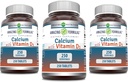 Hämmastav valem Kaltsium D3-vitamiini lisandiga | Tabletid | Mitte-GMO | Gluteenivaba | valmistatud USAs (3 Pack, 250 Count)
