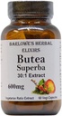 Barlowe’s Herbal Elixirs Butea Superba Extract 30: 1 | 600mg per Capsule | Tai Mees Vitality Herb | 60 Vegan Kapsleid | Kõrge Flavonoidide sisaldus | Stearaadivaba, klaaspudelis