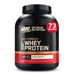 Optimum Nutrition Gold Standard 100% vadakuvalgu pulber, valge šokolaad, 5 naela (pakendamine võib varieeruda)