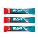 CLIF BLOKS - Energy Chews - Tropical Punch koos 25 mg kofeiini - Non-GMO - Taimne toit - Kiire kütus jalgrattaga ja töötab - Workout Snack (2.1 Ounce Packet, 3 Count)