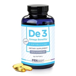 PRN De3 Dry Eye Ultra Pure rTG Omega 3 - Toetus kuivadele silmadele - 2240mg EPA & DHA - uus ja täiustatud-Burpless-1 serveerimine, 2-kuuline pakkumine