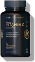 Ideal Infusion Whole Food Vitamin C Complex: 675mg Organic Vitamin C from Oranges and Acerola Berries with Natural Food Based Bioflavanoids (60 Servings) Plant Based Vitamin C, Vegan, Non-GMO