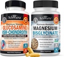 Suur imendumine Magneesium Bisglütsinaat Kapslid (1 kuu tarnimine) Plus Glükosamiin Kondroitiin MSM kolmekordne tugevus ühine tugilisa (1 kuu tarnimine)