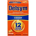 Delsym 12 Hour Cough Relief Liquid- Day Or Night, Orange Flavor Cough Medicine with Dextromethorphan Helps Quiet Cough by Suppressing Cough Reflex, 3 oz