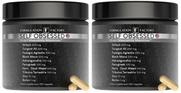 Formulation Factory Self Obsessed 10-in-1 Natural Testosterone Booster for Men, Testosterone Supplement for Men with Shilajit, Tongkat Ali, Fadogia Agrestis, 240 Capsules, 4 Month Supply