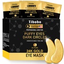 Silmapatsude all (36 paari) - 24K kuldse silma maskid, mis on rikastatud rohke kollageeniga tumedate ringide, pundunud silmade, kortsude jaoks - kingitused naistele nahahooldus - Vegan & USA testitud