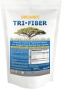 Tri-Fiber lahustuv kiudaine pulber, maitsestamata kõrge kiudaine 3-in-1 lahustuv kiudaine lisand seedetrakti toetuseks. dieetkiud 1 naela (16oz)