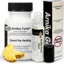 Taastusravi Bundle - Arnica kapslid ja geel verevalumid ja turse - post-kirurgia, kosmeetilise protseduuri ja vigastuste taastamise Essentials