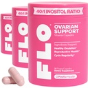 O Positiv FLO Ovarian Health Support – Hormone Balance for Women with DIM, Myo & D-Chiro Inositol, Folic Acid – Ovulation & Cycle Support – 30 Servings (Pack of 3)