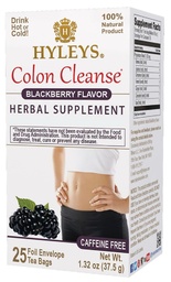 HYLEYS Colon Cleanse Tee BlackBerry Maitse - 25 teekotid (1 pakend)