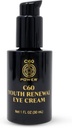 C60 Power Youth Renewal Eye Cream - silmakreem kortsude ja puffinessi jaoks, vananemisvastane nahahooldus naistele ja meestele, 99,99% puhta sublimeeritud C60, vaskpeptiidide ja kõrgekvaliteediliste koostisosadega - 1 fl oz