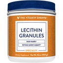 Vitamiin Shoppe letsitiini graanulid - looduslik kombinatsioon olulistest rasvhapetest, et toetada aju ja närvide funktsiooni, 100% sojapõhine, üks kord päevas (16 Ounces Powder)