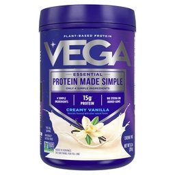 Vega Valk Valmistatud Lihtne Valgu Pulber, Vanilla - Stevia Vaba, Vegan, Taimepõhine, Tervislik, Gluteenivaba, Peaproteiin Naistele Ja Meestele, 9,2 oz (Pakendamine Võib erineda)