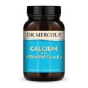 Dr Mercola kaltsium vitamiinidega D3 & K2 - toetab luude ja südame tervist * - kaltsium vitamiinidega D3 & K2 - munakoorest toodetud - mitte-GMO, gluteenivaba ja sojavaba - 90 kapslit (90 portsjonit)