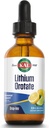 KAL liitiumorotaat Dropins, Kelate | Mood & Lõõgastav tugi | Natural Sidrun Lime Flavor | 2oz, ligikaudu 60 Serv.