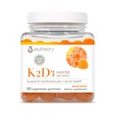 Youtheory K2D3 - luude ja südame tervise tugi * - kombineerib D3-vitamiini ja K2-vitamiini - piima-, soja- ja gluteenivaba - virsik, 60 taimetoitlast kummikut