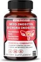 Myo-Inositool + D-Chiro Inositool – 150 kapslit – folaadi, NAC, berberiini, CoQ10 ja Detox Blend’iga – Hormonaalse tasakaalu ja metaboolse heaolu toetamine – mitte-GMO, gluteenivaba