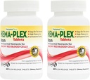NaturesPlus Hema-Plex Raud - 60 aeglaselt vabastavat tabletti, pakendis 2 - koguvere tervis - 85 mg kelaaditud rauda - C-vitamiini ja bioflavonoididega - mitte GMO, taimetoitlaste ja gluteenivaba - 120 kokku
