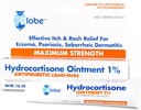 Globe Hydrocortisone Maksimaalne tugevus läbipaistev salv 1%,1 oz | Anti-Itch paikne salv punetuse, turse, sügelus, lööve, dermatiit, Bug / sääsehammustused, ekseem, hemorroidid ja rohkem