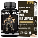 Suur koormus Testosteroon Booster meestele - Testosterooni täiendus Horny Goat Weed, Maca Root, & Tribulus Terrestris - Tongkat Ali meeste energia, vastupidavus ja tugevus - Test Booster 60 kapslit