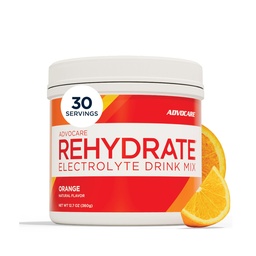 AdvoCare Rehüdraat - Elektrolüütide Joogi Segu - Sisaldab Magneesiumi, Naatriumi, Kaaliumi Ja Kaltsiumi - Antioksüdandid Ja Aminohappega rikastatud - Toetab Hüdreerimist Ja Taastamist - Oranž, 12,7 oz