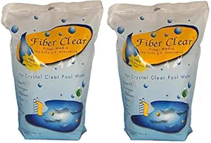 Fiber Clear 9 oz 2 Pack 4009DC Tselluloosifilter Media D.E. Alternatiiv ujumisbasseinidele
