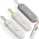 3 Pakendid Pill Korraldaja 3 Komponendid Portable Pill Juhtum Reisimine Niiskus Tõend Pill Box tabletid Vitamiinid Maksaõli Toidulisandid ja ravimid