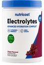 Nutrikost Elektrolüütide Kompleks Pulber (60 Servings, Viinamarja) - Hüdraadilisandi Joogi Segu Vitamiinide Ja Mineraalidega