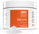 GREZ ELEC-Vital Electrolytes Pulber No Sugar - Hüdraadipulber, Keto Elektrolüüdid No Sugar - Täielik mineraalne tugi, naatrium, kaalium, magneesium, tsink - 60 Serving