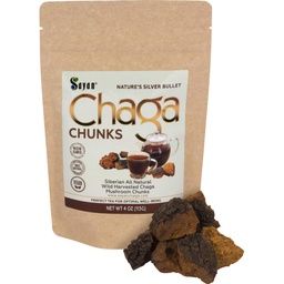 Sayan Siberian Pure Toores Chaga Seeneküünlad Black Top Crust 4 Oz / 113 g - Premium Wild-Harvested Antioksüdandid Tea Immune Support, Focus ja seedetrakti Tervis - Non-GMO