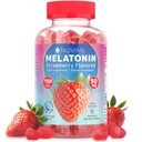 Melatoniini kummid - 10 mg maasika maitsestatud dieettoidulisand, mis aitab toetada une - 150 vegankummiat