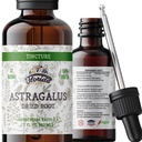Astragalus tinktuur, orgaaniline astragalus ekstrakt (Astragalus membranaceus) Taimne täiendus, GMO-vaba külmpressitud orgaanilistes köögiviljades glütseriin, 700 mg, 2 oz (60 ml)