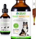 Natural Yeast Infection Treatment for Dogs - Effective Dog Ear Infection Treatment & Allergy Relief, Reduces Inflammation, Alleviates Itching, Combats Infections, Improves Coat & Skin