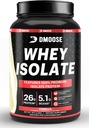 DMoose Whey Isolaatvalk Pulber I 26 g Valk I 5, 1 g BCAAS I Gluteenivaba Aitan säilitada lihasmassi ja vähendada taastumisaega I Šokolaad ja Vanilla I 30 Servingut