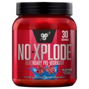 BSN N.O.-XPLODE Pre Workout Powder, Energy Supplement for Men and Women with Kreatiin and Beta-Alanine, Maitse: Blue Raz, 30 Servings