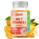 Vitamiin K2 MK-7 Gummies 100mcg, ekstra tugevus K2 vitamiinilisa luude ja kunsti toetamiseks, näritav looduslik apelsinimaitse, mitte GMO, vegan, 60 kummikut