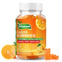 CoQ10 500mg Gummies for Adults, Coenzyme Q10 Supplement with Omega-3, Magnesium, Zinc and Vitamin B3 for Energy & Antioxidant, Orange Flavor, 60 Count