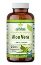 Taimsed saladused Aloe Vera 25 Mg Kontsentraat 200: 1 | 5000 Mg ekvivalent | 120 Softgels | Mitte-GMO | Gluteenivaba | Valmistatud USA-s