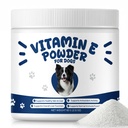 Vitamin E for Dogs Powder, Antioxidant, Skin & Coat Support with Fish Oil