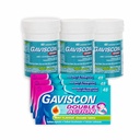 Gaviscon Mint Chewable Tablets 48 and Advance Chewable Tablets Mint-60 (Pack of 3)