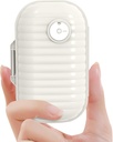 Reisipillide korraldaja, 7-päevane kaasaskantav pillide ümbris, väike pillide karp taskukotile kaasaskantav meditsiin Vitamiinikonteiner (Pearl White, 1 Pack)