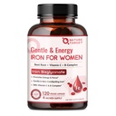 Nature Target Iron Supplement for Women, 25mg Iron Bisglycinate