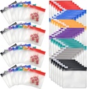 35 & 70 tükid Pill Pouch kotid Zippered, Anglecai korduvkasutatavad Pill Pouch for Medicine kotid Portable Self Sulgemine Reisimeditsiini paketid Slide Lock Drug Baggies (70)