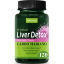 Silymarin Milk Thistle Maks Detox Kapslid rasvase maksa jaoks, Alcachofa y Cardo Mariano con Silimarina para el Higado Graso, Maksapuhastus Detox & Remont Formula w/Artichoke Extract. 120Count