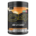 Cellucor C4 Ultimate Shred Pre Workout Pulber, Metabolism Supplement Cayenne ekstrakt + 300mg Kofeiin + TeaCrine + Dynamine - Orange Creamsicle, 20 Servings